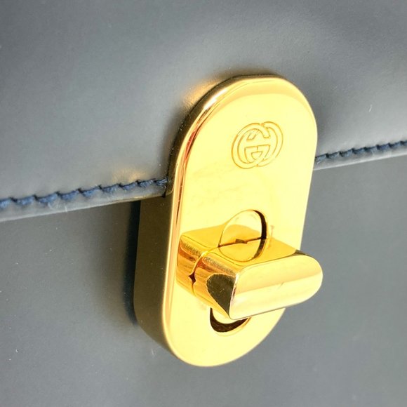 GUCCI Vintage Blue Bag - Picture 4 of 13